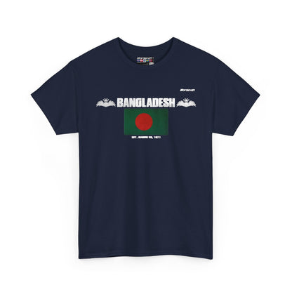 Bangladesh flag t-shirt in Navy — premium cotton, Nordenatt