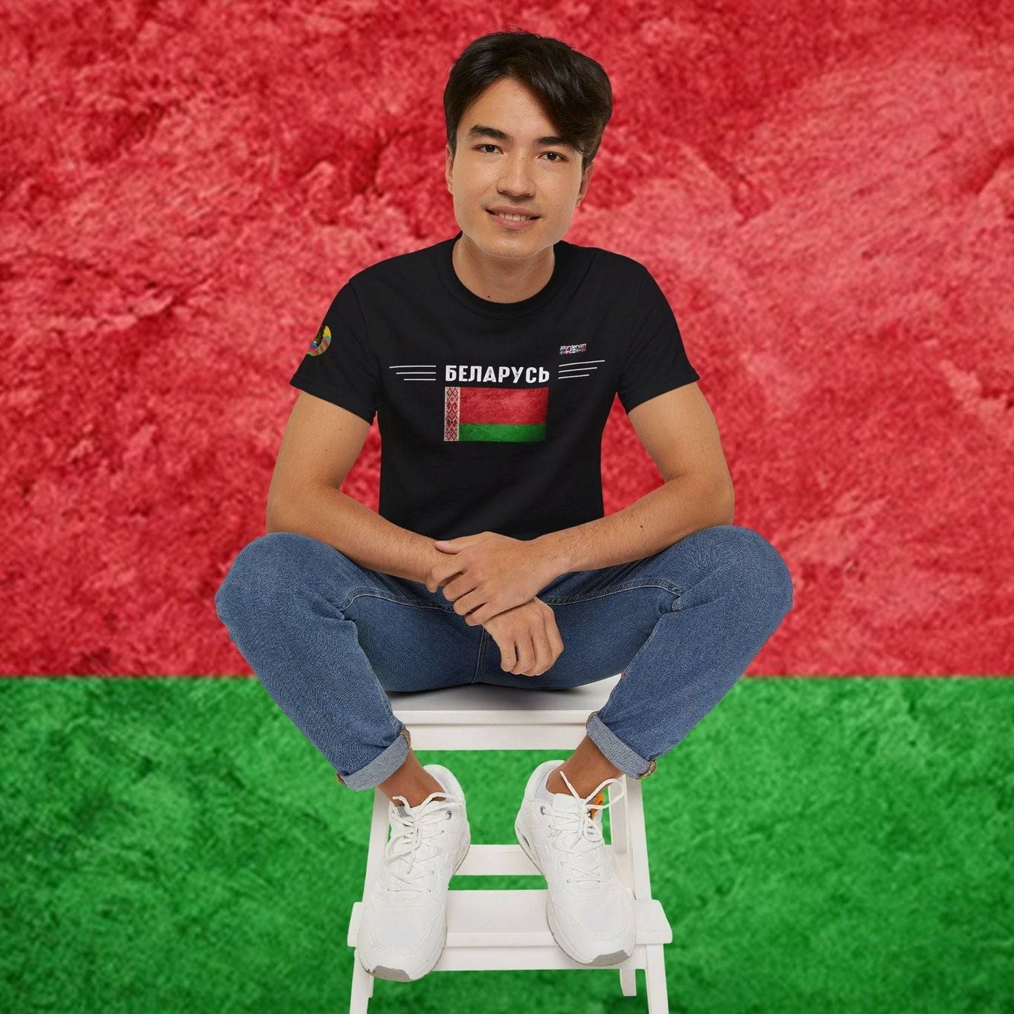 Belarus Premium Flag Tee - Nordenatt TM