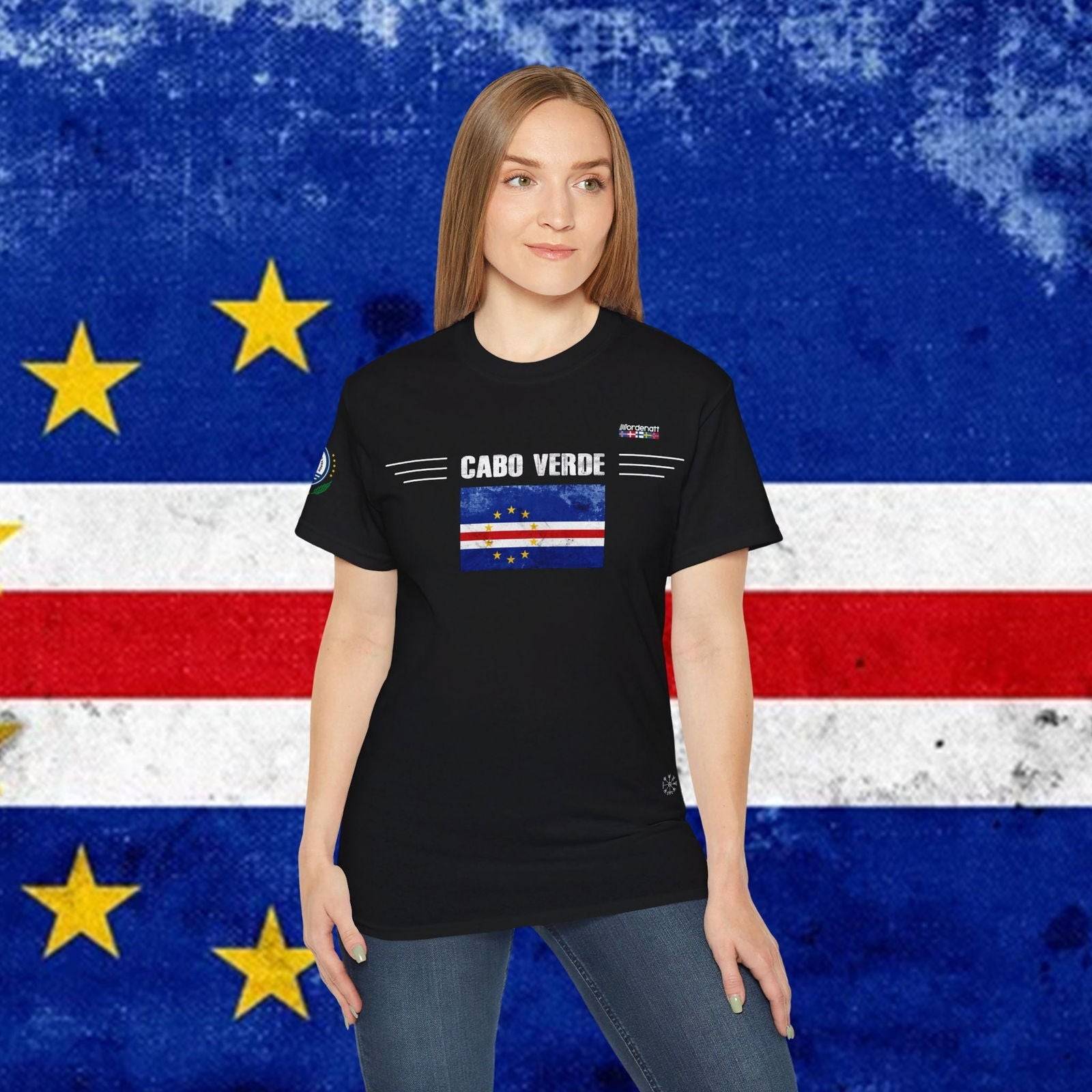Cape Verde Flag Premium T-Shirt - Nordenatt TM