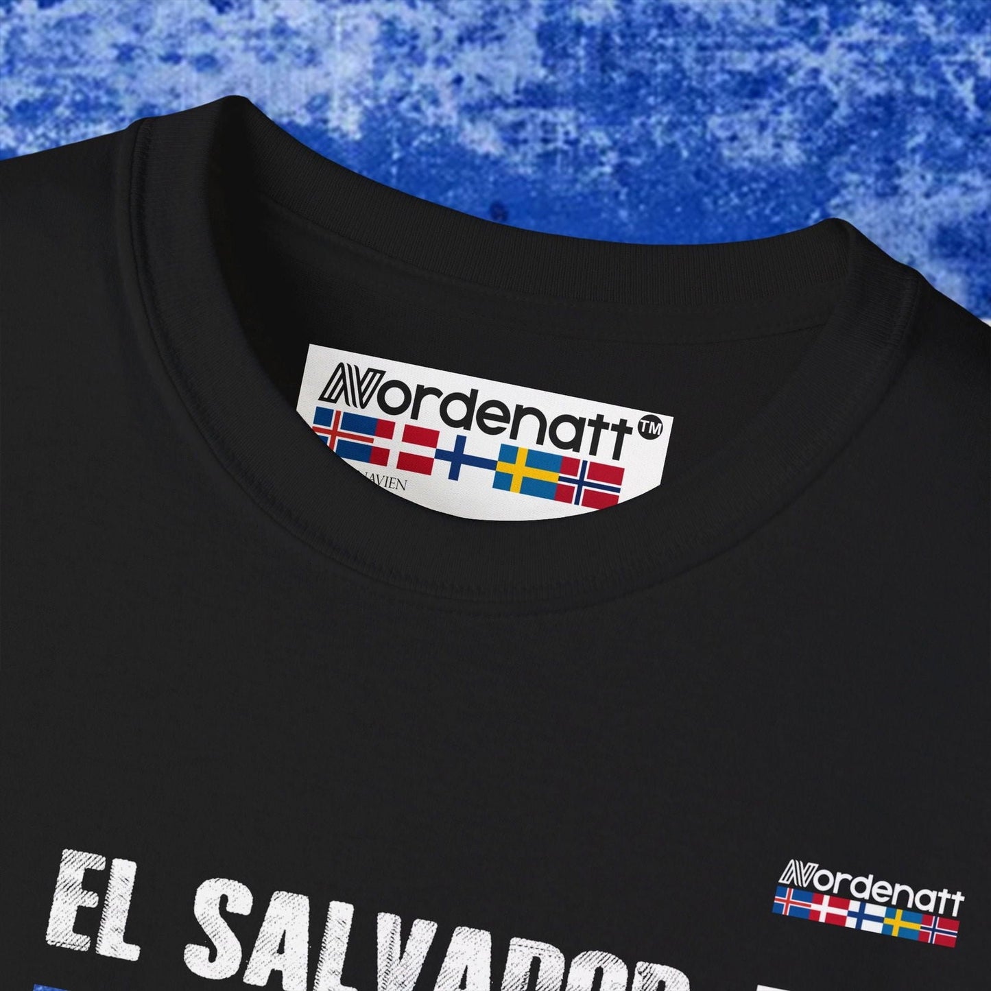 El Salvador Heritage Flag Tee - Nordenatt TM