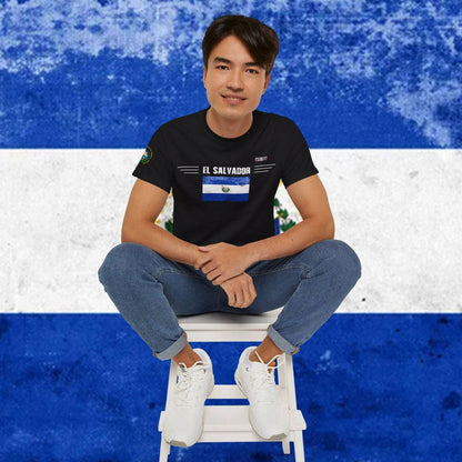 El Salvador Heritage Flag Tee - Nordenatt TM