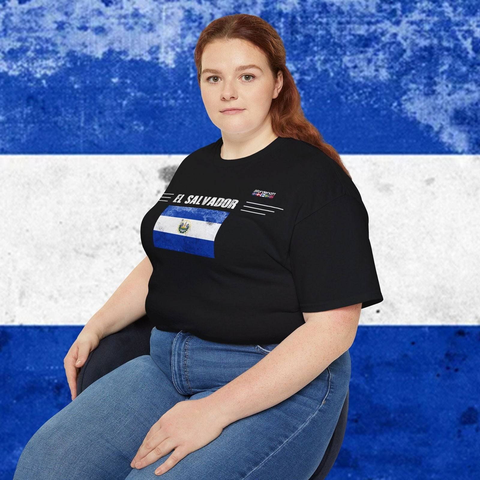 El Salvador Heritage Flag Tee - Nordenatt TM
