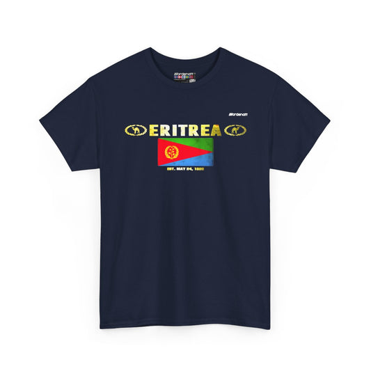 Eritrea flag t-shirt in Navy — premium cotton, Nordenatt