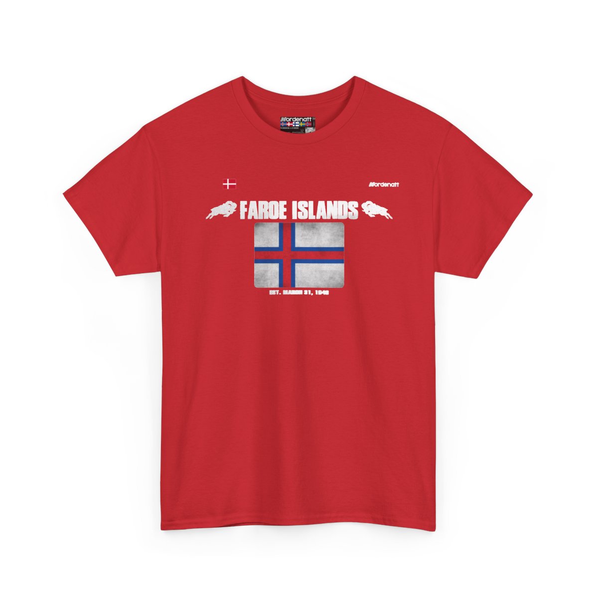 Faroe Islands flag t-shirt