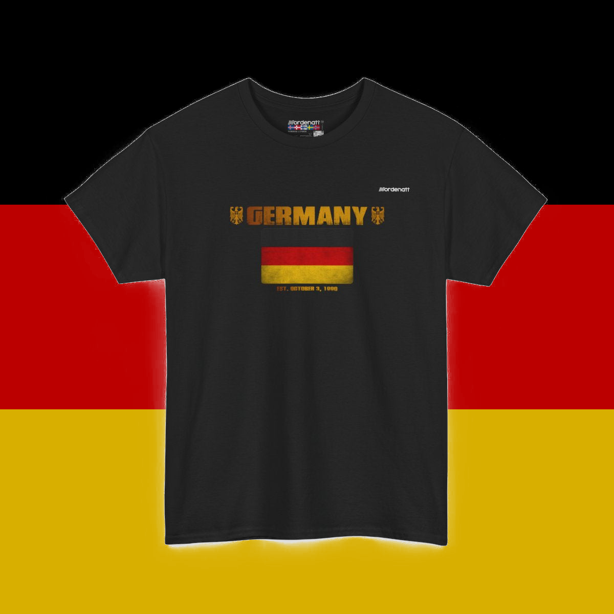 Germany Eagle Legacy Tee sobre bandera alemana
