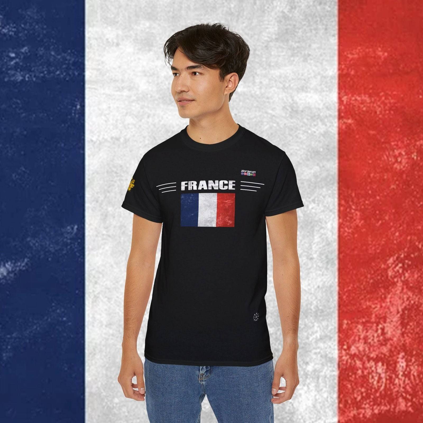 France Flag Soft Cotton Tee - Nordenatt TM