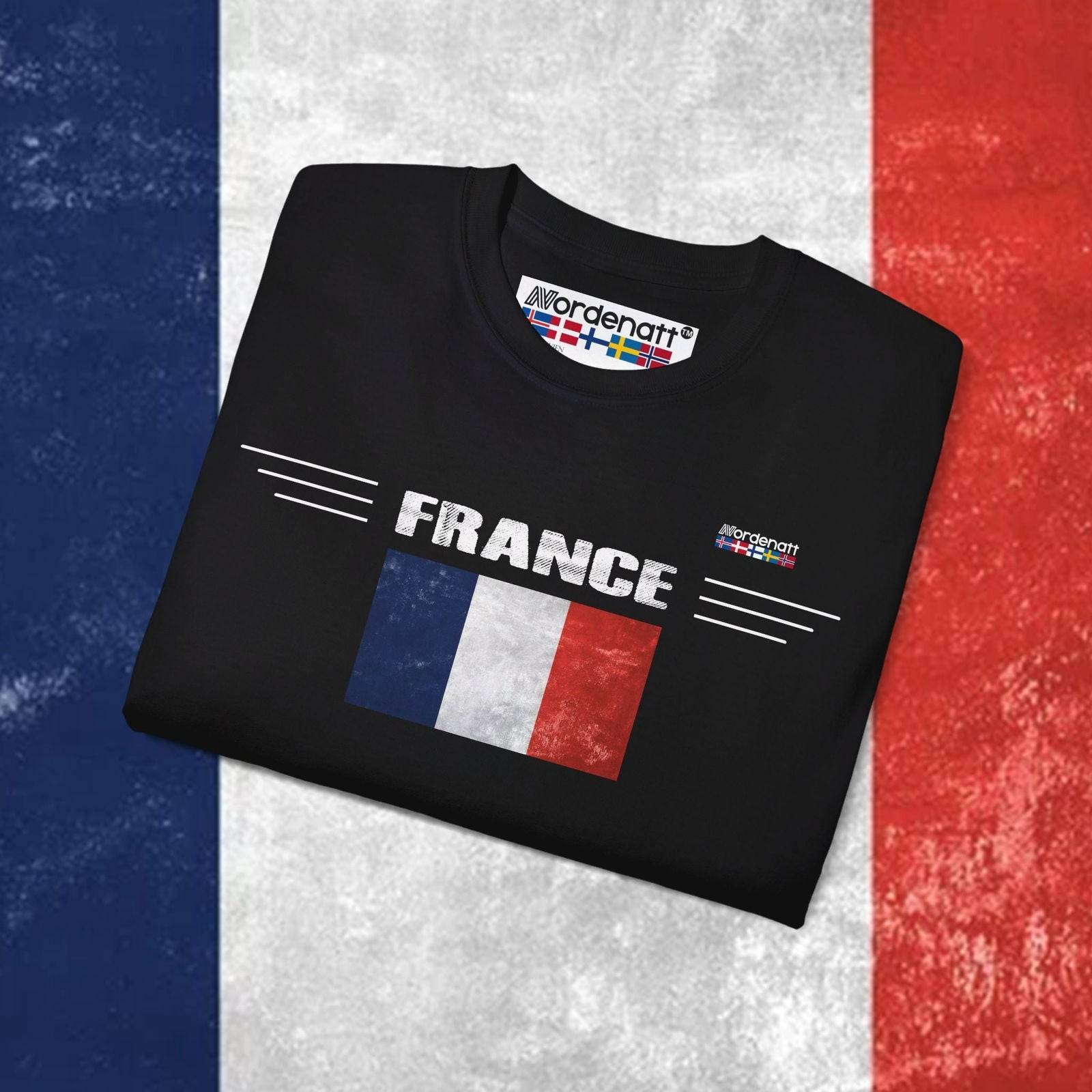 France Flag Soft Cotton Tee - Nordenatt TM