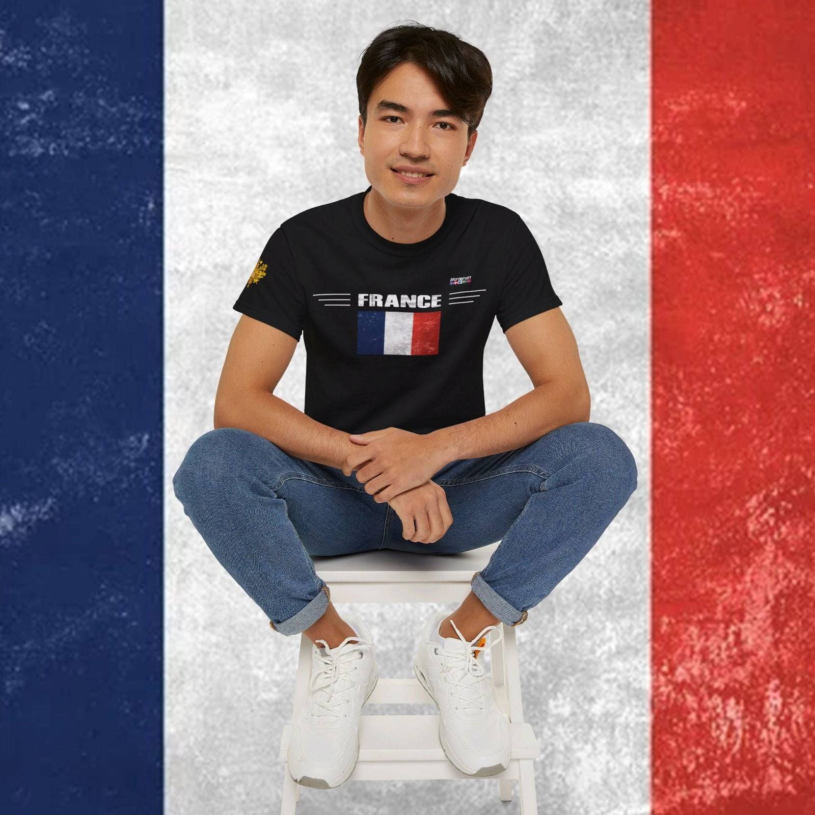 France Flag Soft Cotton Tee - Nordenatt TM
