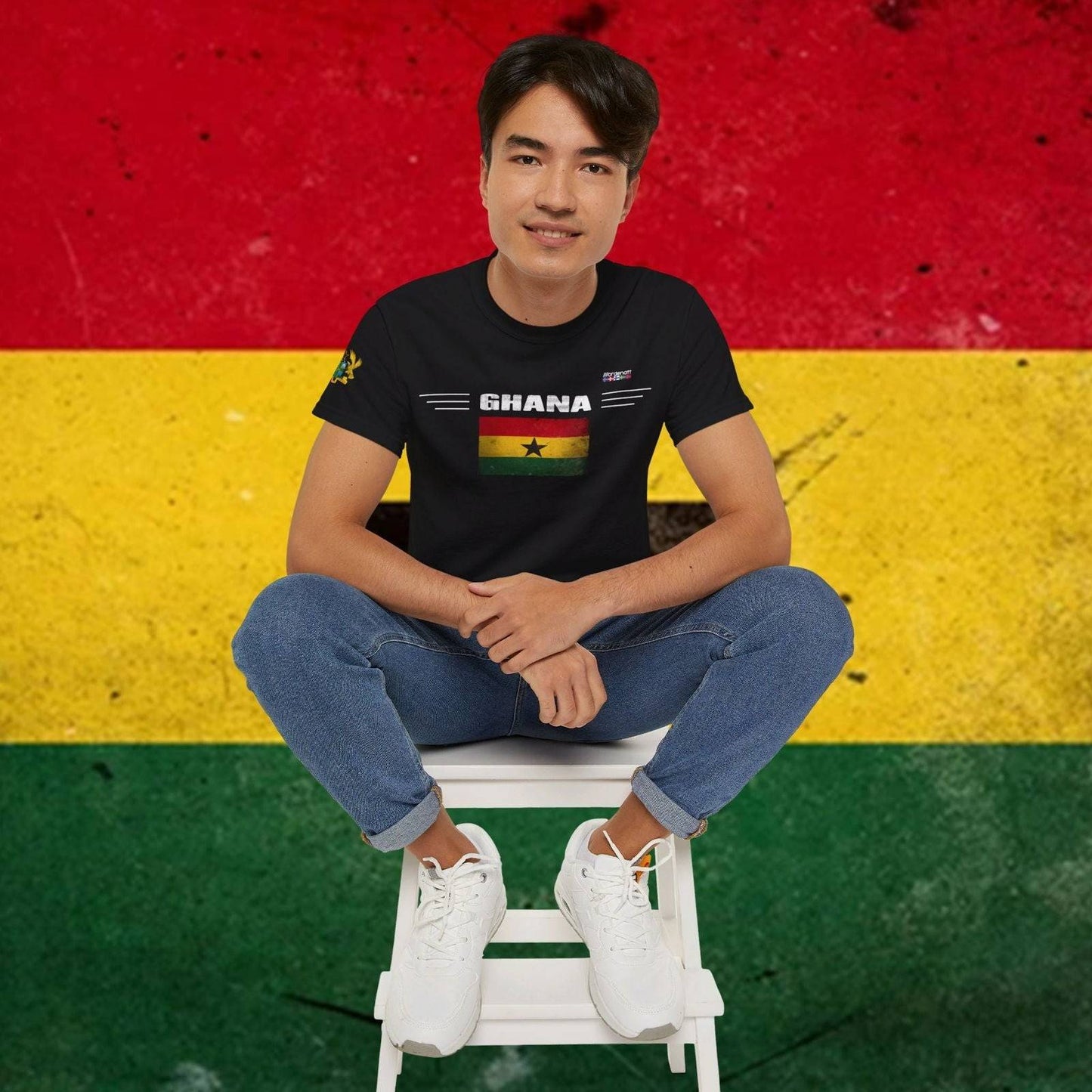 Ghana Flag Premium T-Shirt - Nordenatt TM