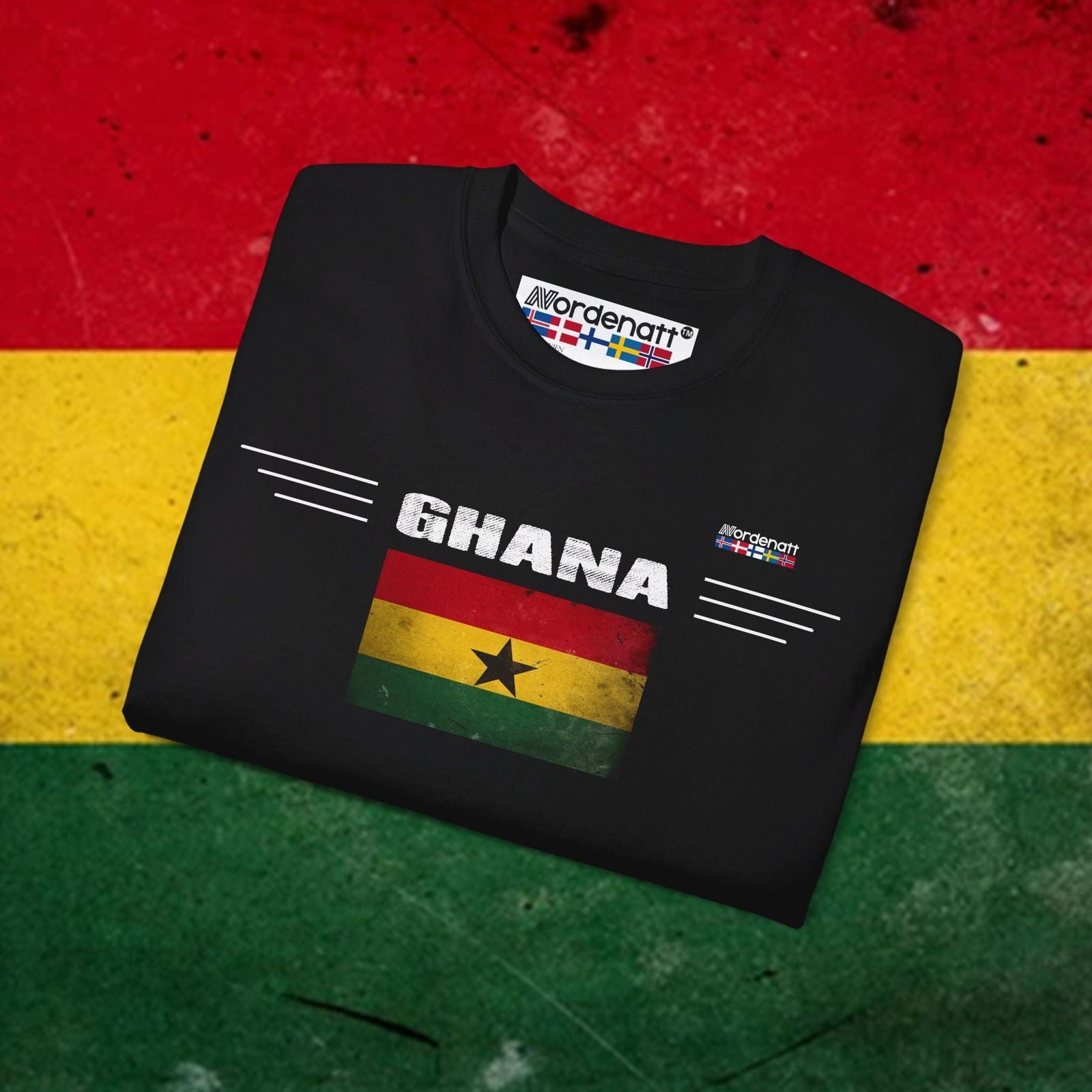 Ghana Flag Premium T-Shirt - Nordenatt TM