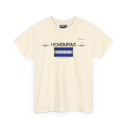 Honduras flag t-shirt in Natural — premium cotton, Nordenatt