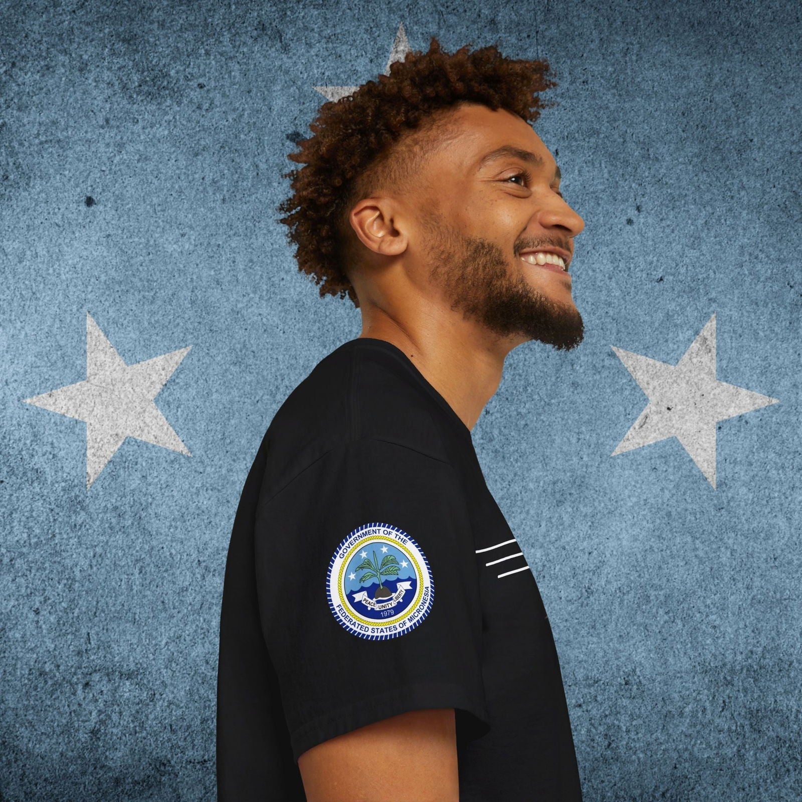 Micronesia Flag Premium Cotton Tee - Nordenatt TM