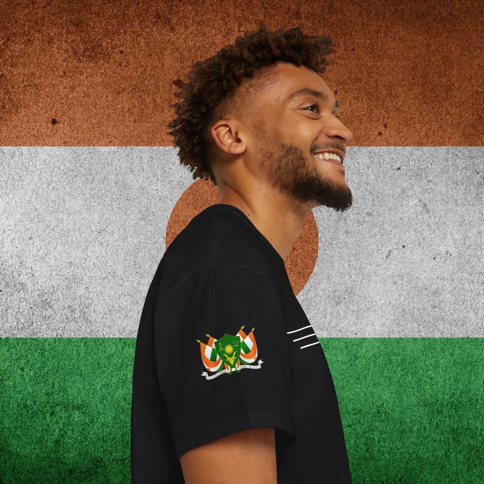 Niger Premium Flag Cotton Tee - Nordenatt TM