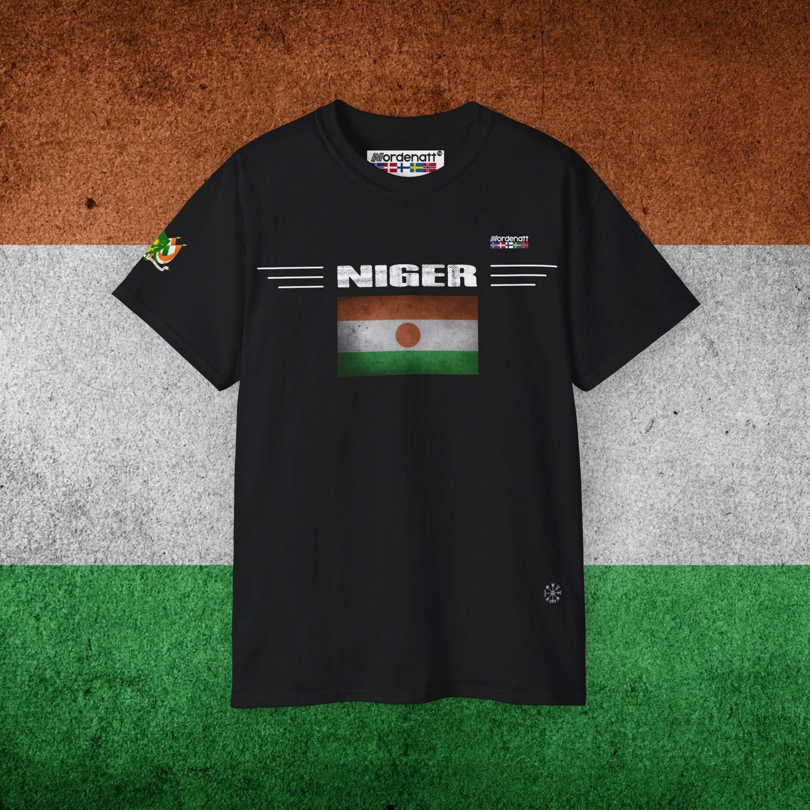 Niger Premium Flag Cotton Tee - Nordenatt TM