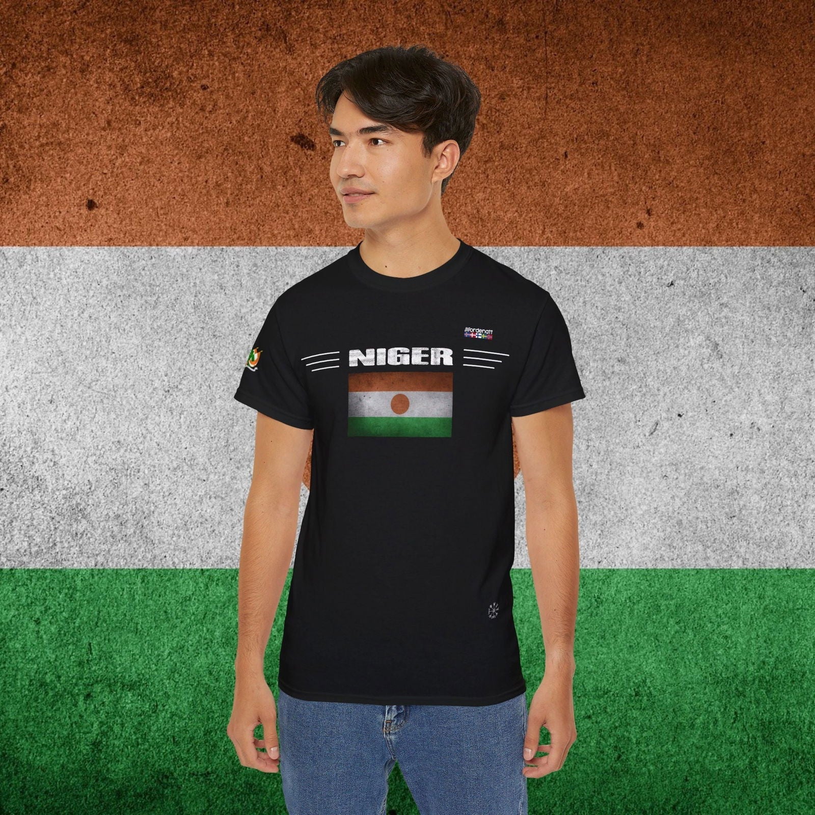 Niger Premium Flag Cotton Tee - Nordenatt TM