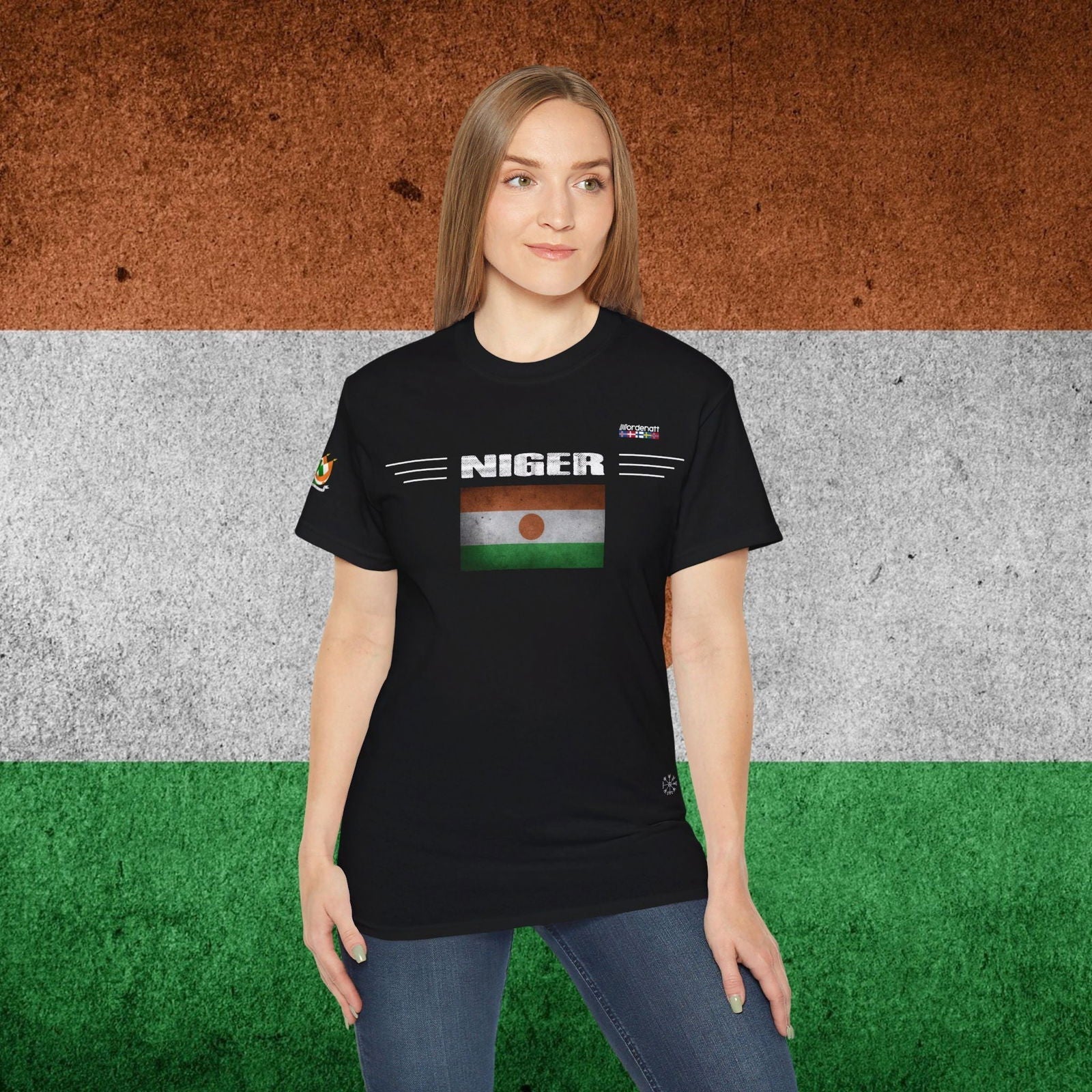 Niger Premium Flag Cotton Tee - Nordenatt TM