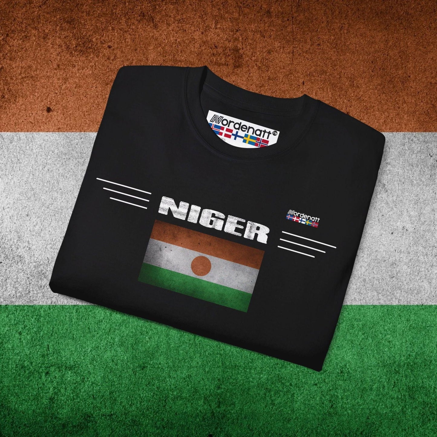 Niger Premium Flag Cotton Tee - Nordenatt TM