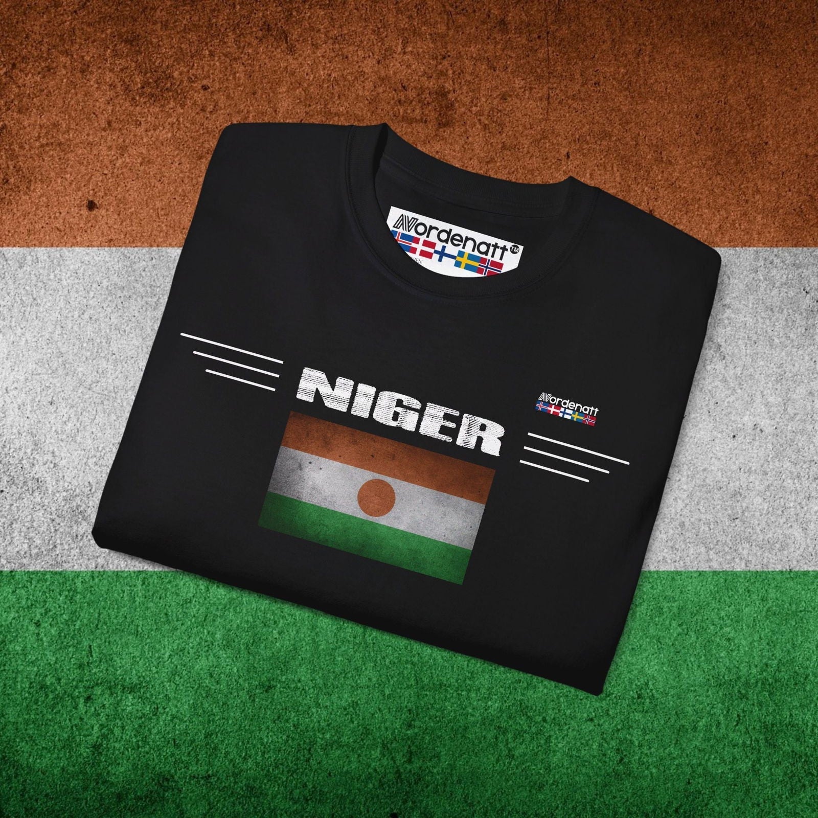 Niger Premium Flag Cotton Tee - Nordenatt TM