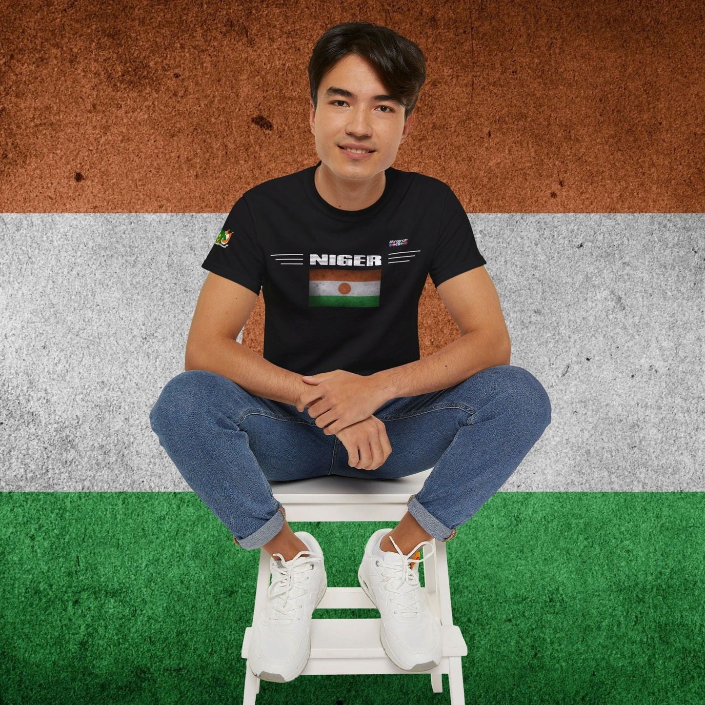 Niger Premium Flag Cotton Tee - Nordenatt TM