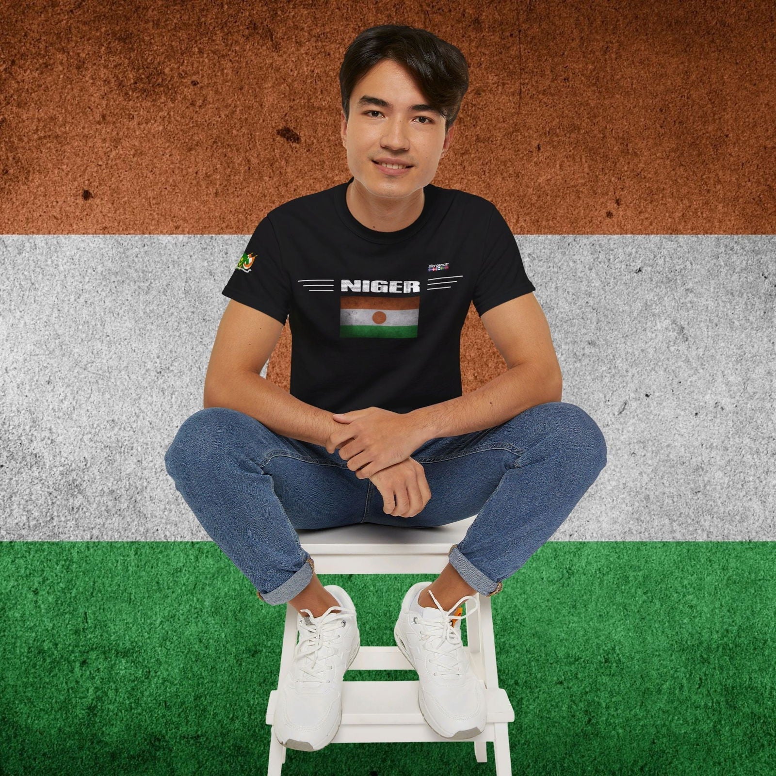 Niger Premium Flag Cotton Tee - Nordenatt TM
