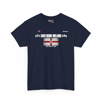 Northern Ireland flag t-shirt in Navy — premium cotton, Nordenatt