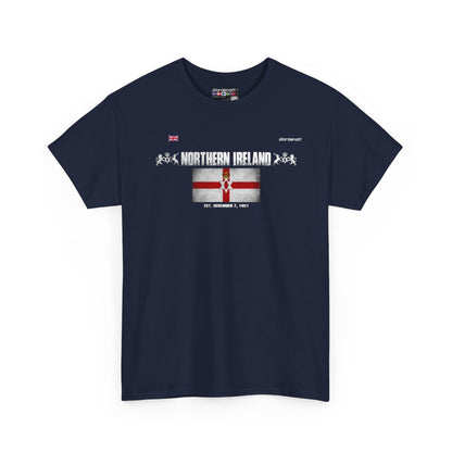 Northern Ireland flag t-shirt in Navy — premium cotton, Nordenatt