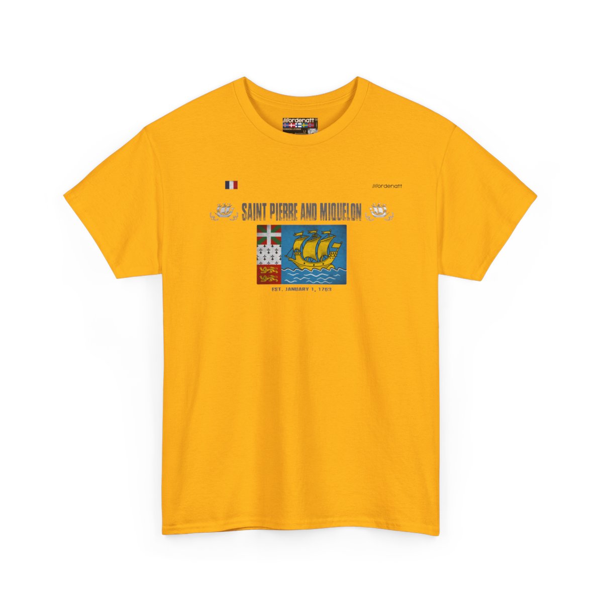 Saint Pierre Miquelon French Isle Tee
