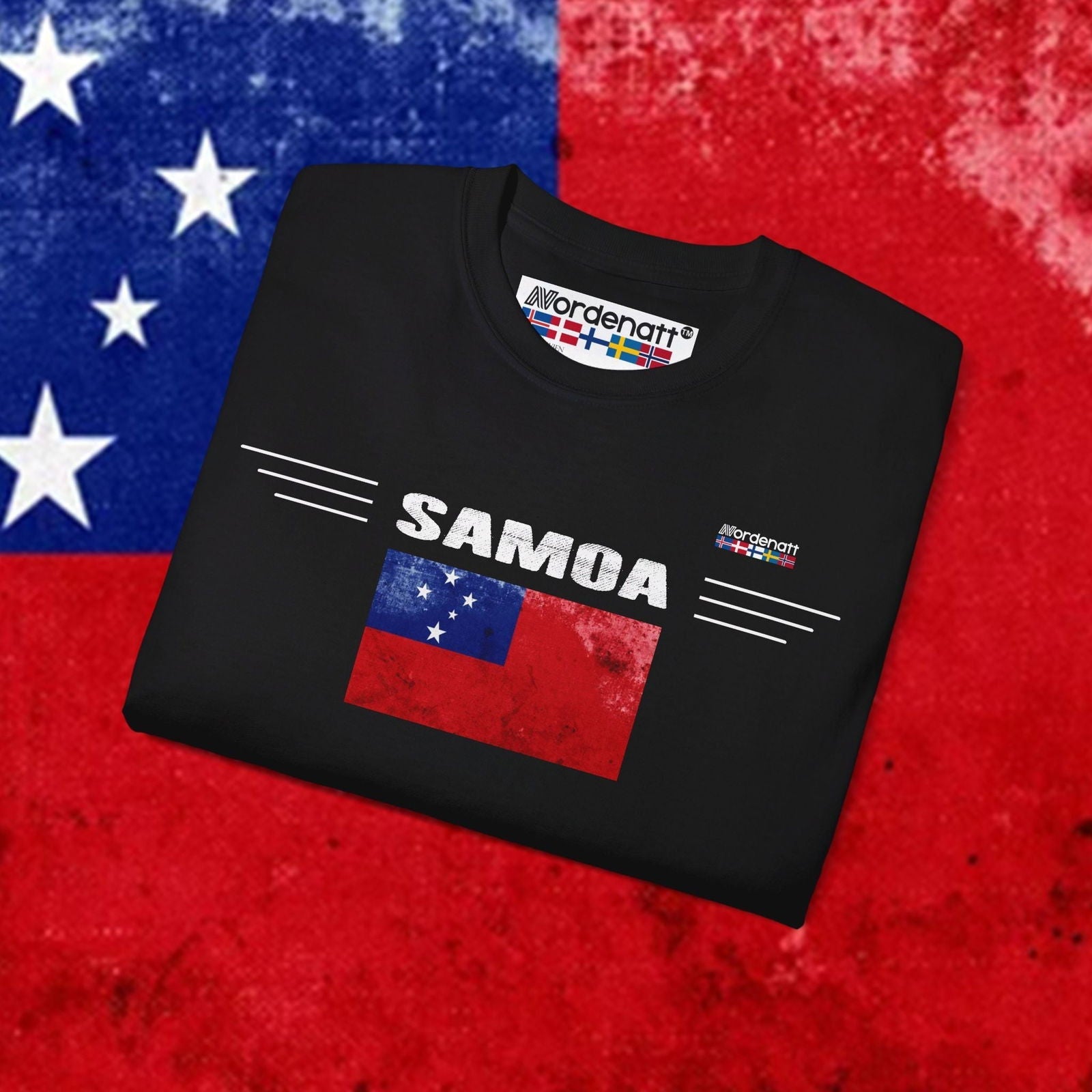 Samoa Premium Flag Cotton T-Shirt - Nordenatt TM