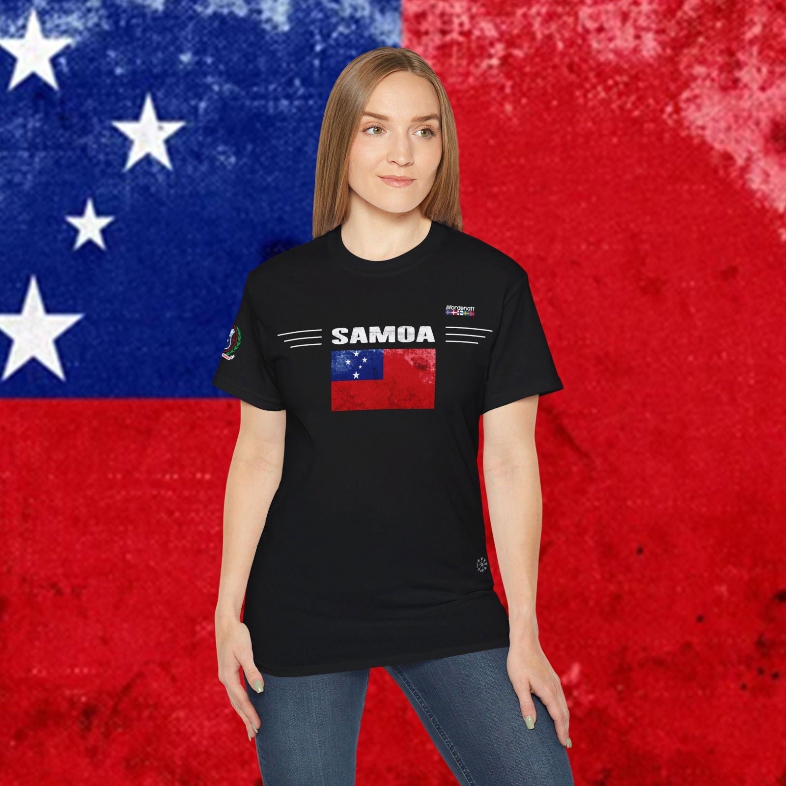 Samoa Premium Flag Cotton T-Shirt - Nordenatt TM