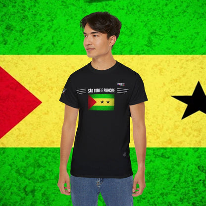 Sao Tome and Principe Flag Heritage Tee - Nordenatt TM