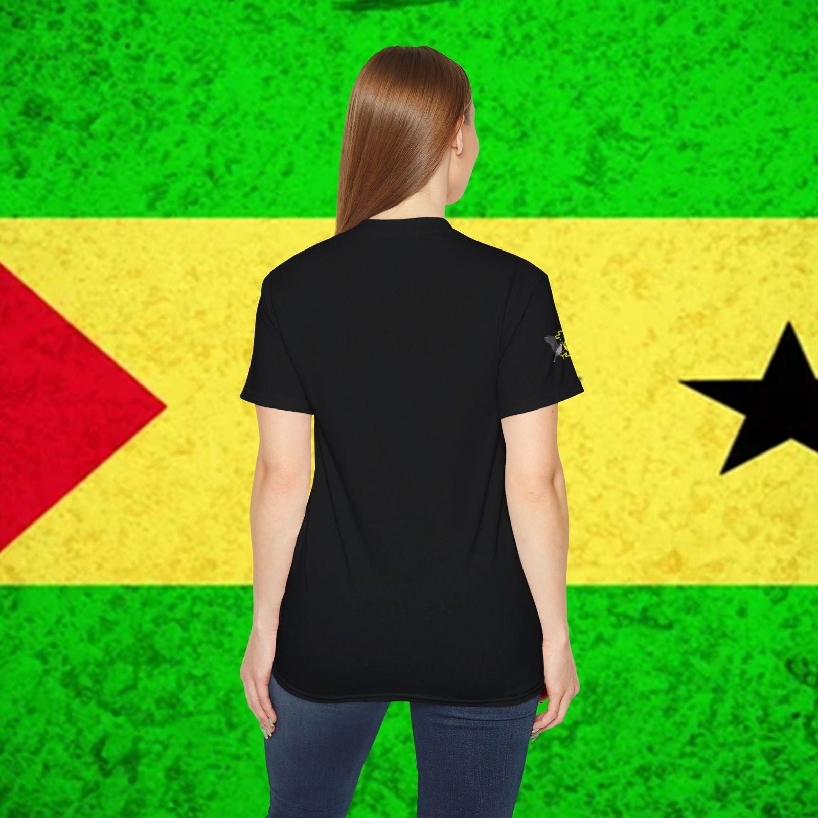 Sao Tome and Principe Flag Heritage Tee - Nordenatt TM