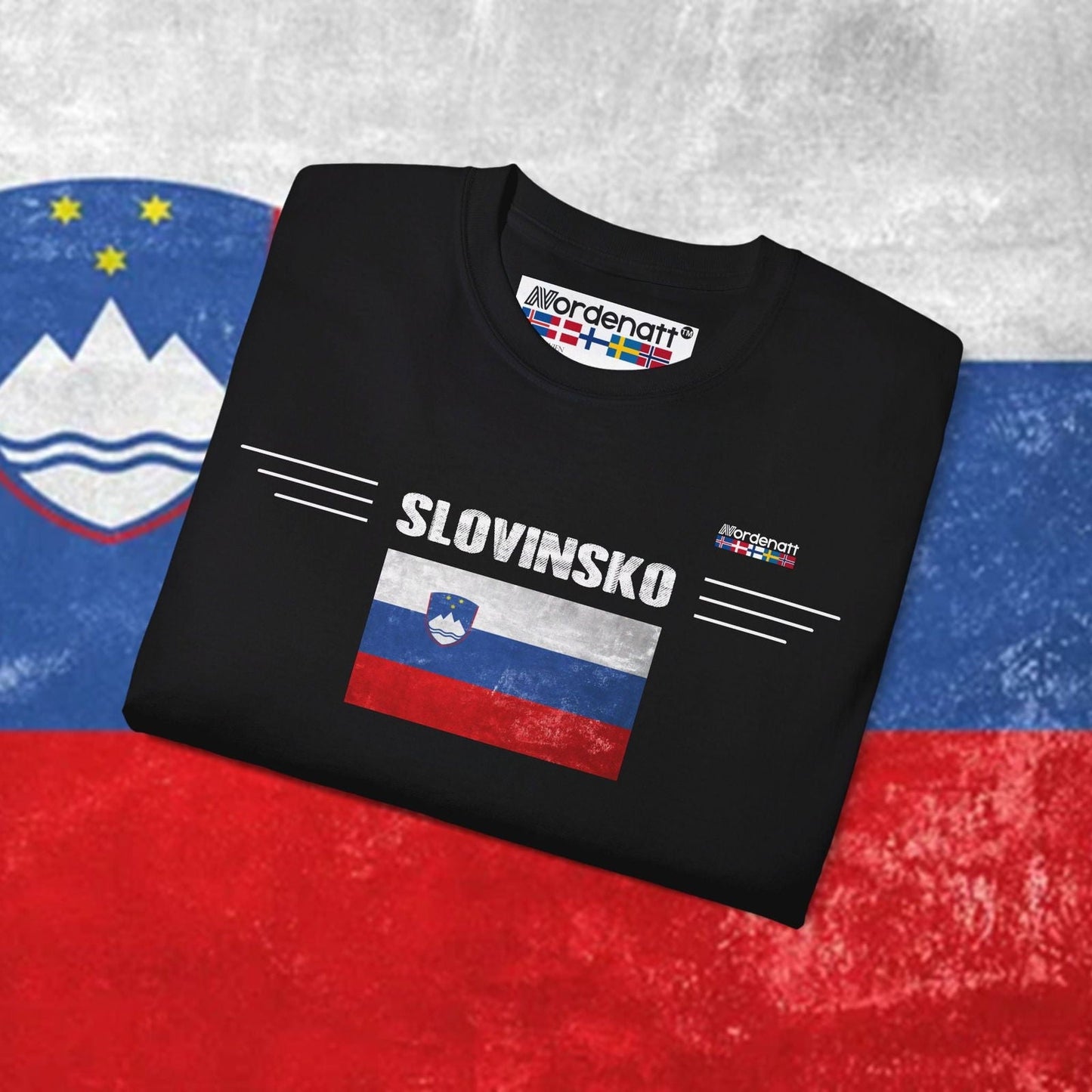 Slovenia Premium Flag Cotton T-Shirt - Nordenatt TM
