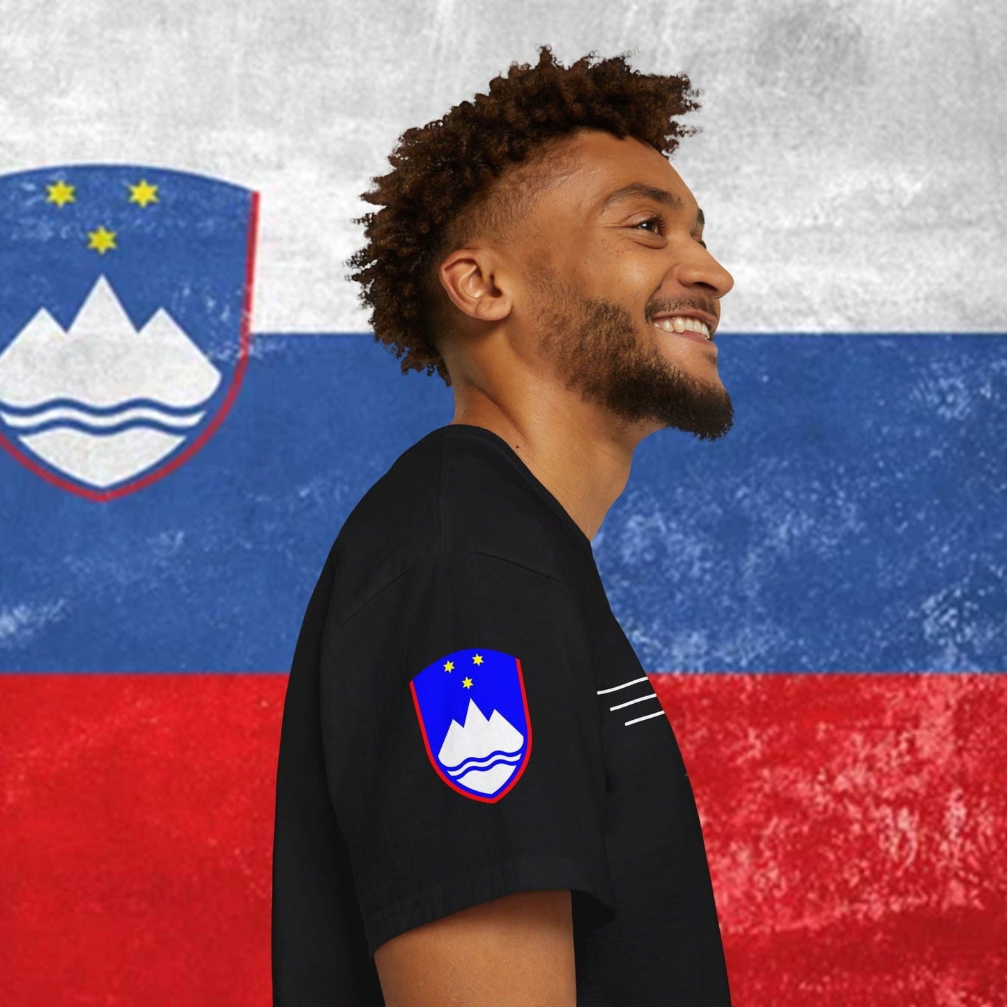 Slovenia Premium Flag Cotton T-Shirt - Nordenatt TM