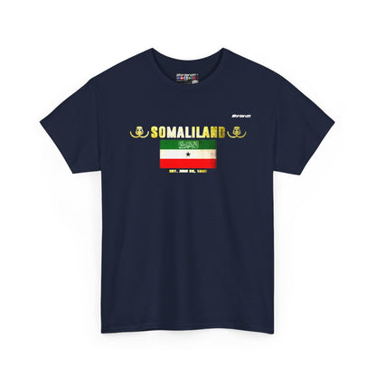 Somaliland flag t-shirt in Navy — premium cotton, Nordenatt