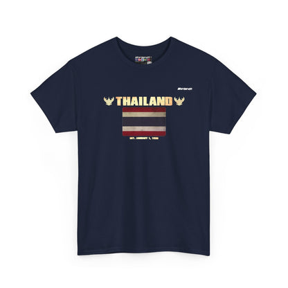 Thailand flag t-shirt in Navy — premium cotton, Nordenatt
