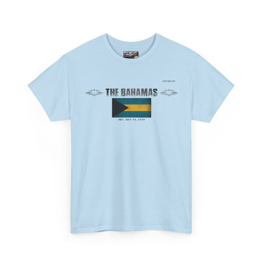 The Bahamas flag t-shirt in Light Blue — premium cotton, Nordenatt