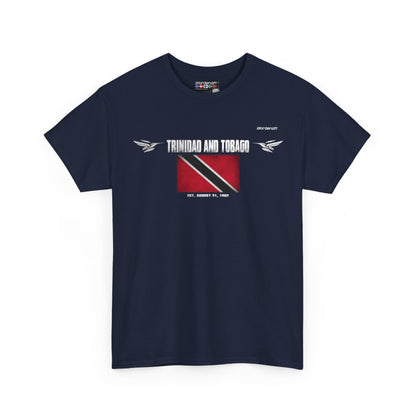 Trinidad And Tobago flag t-shirt in Navy — premium cotton, Nordenatt